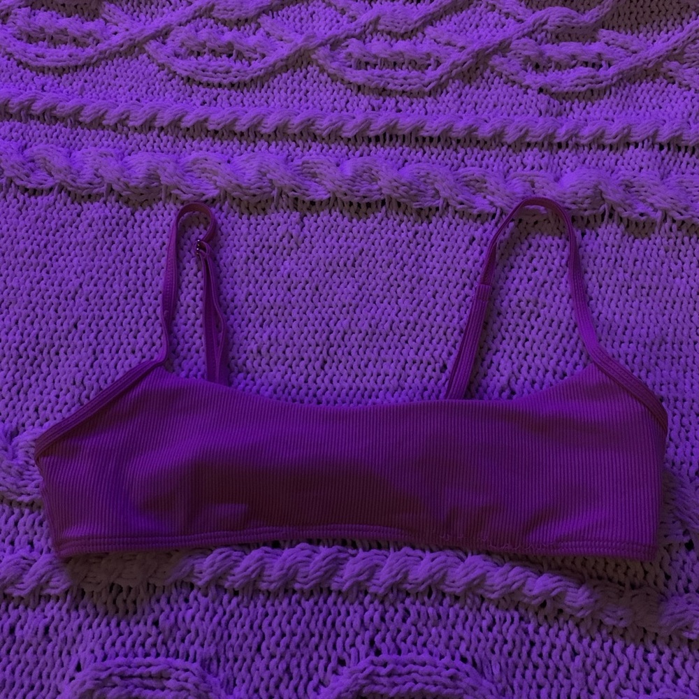 Rib Tie Side Bikini Top